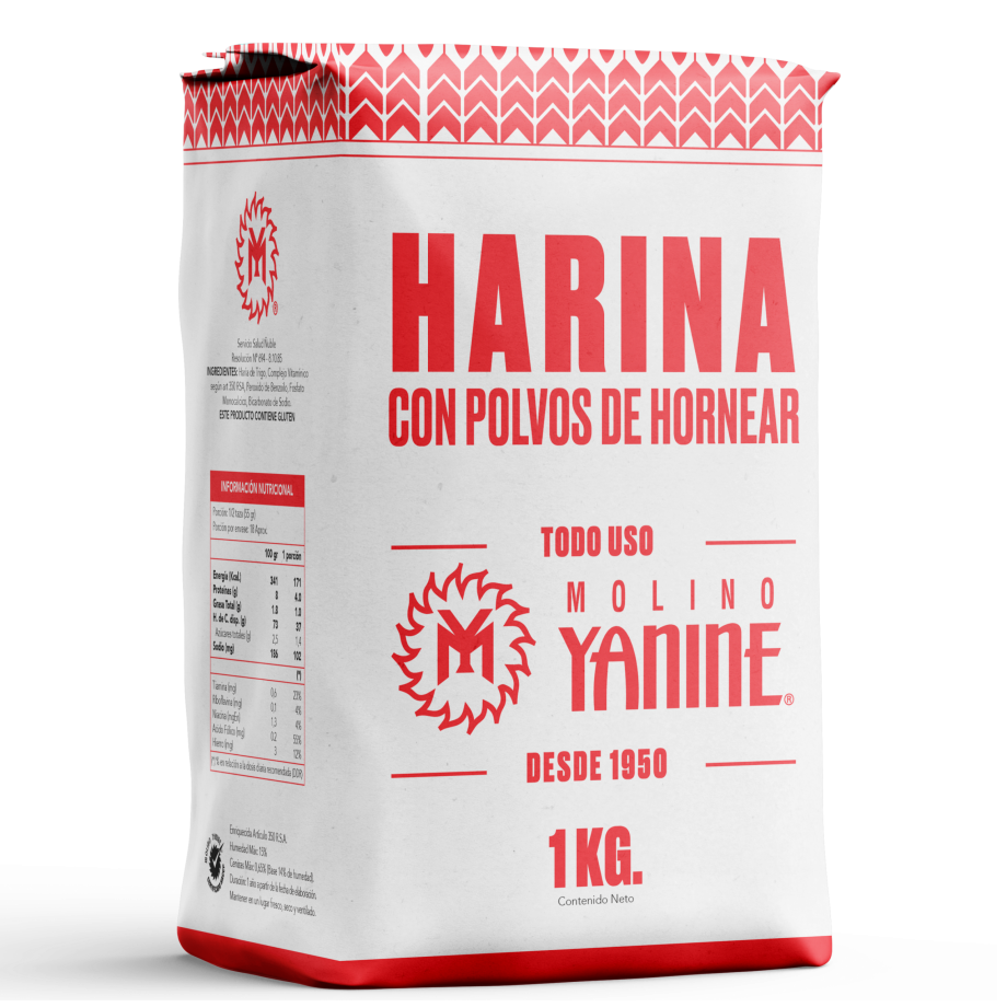 HARINA CON POLVOS DE HORNEAR 1 KG