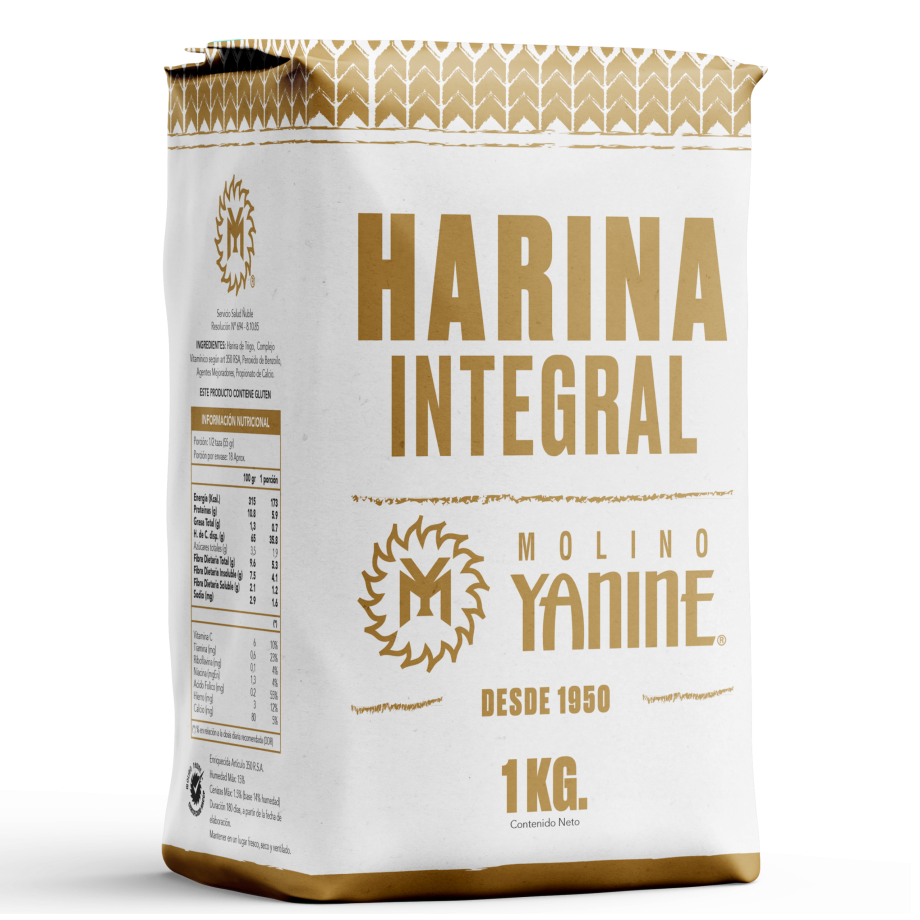 HARINA INTEGRAL FINA 1 KG