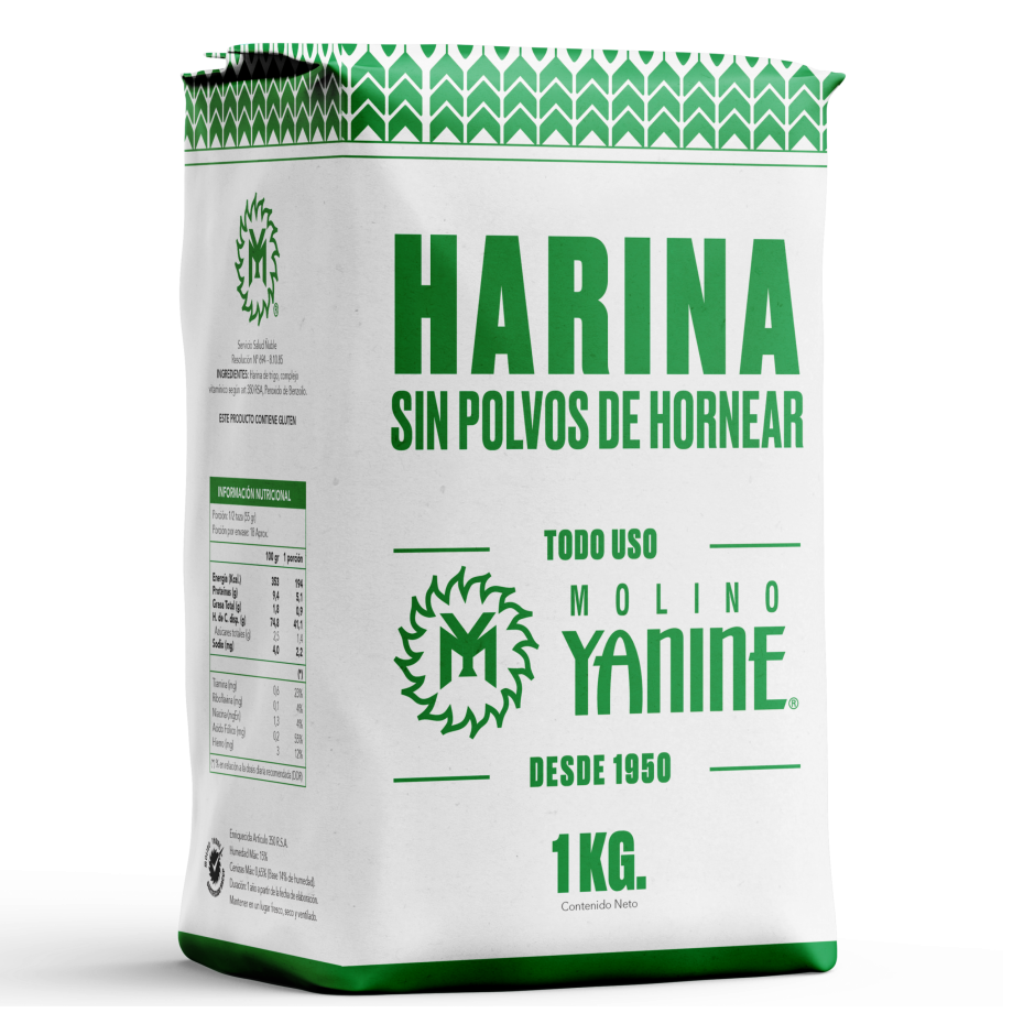 HARINA SIN POLVOS DE HORNEAR 1 KG