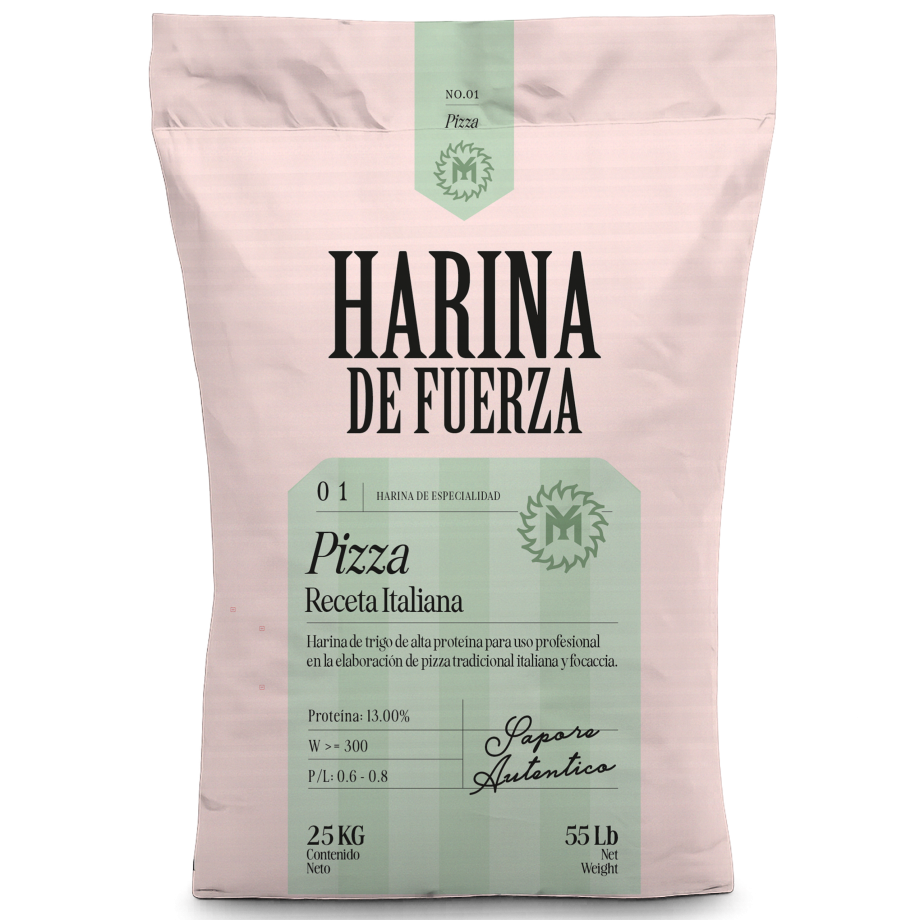 HARINA DE FUERZA PIZZA 25 KG